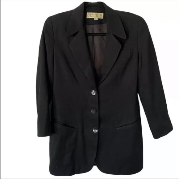 Vintage Isabel Ardee Classic Black Blazer - Picture 1 of 2